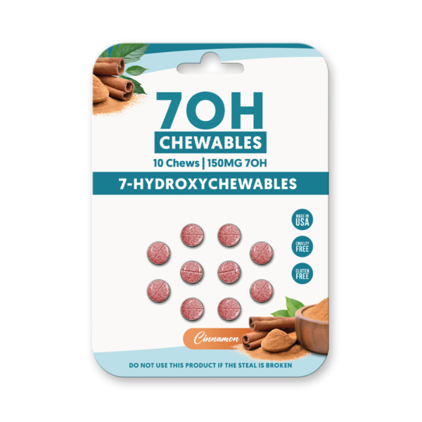 7OH Chewables | 15MG Cinnamon | 10 Pack | Display Case
