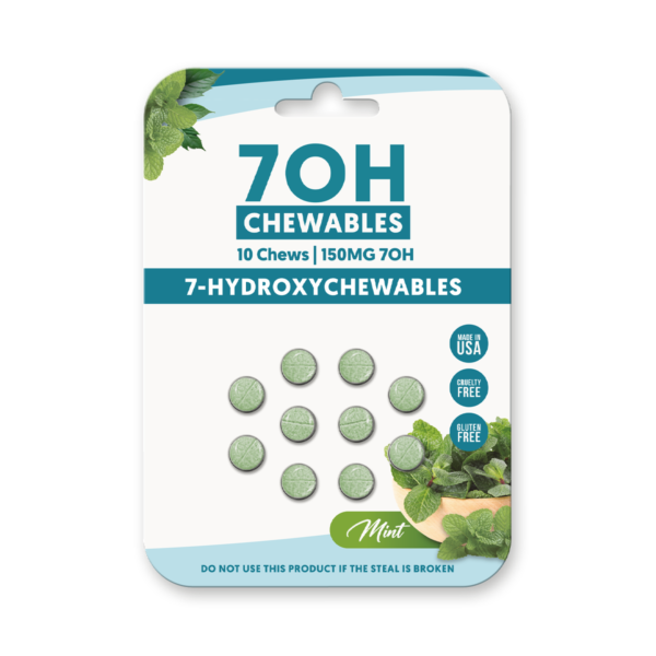 7OH Chewables | 15MG Mint | 10 Pack | Display Case