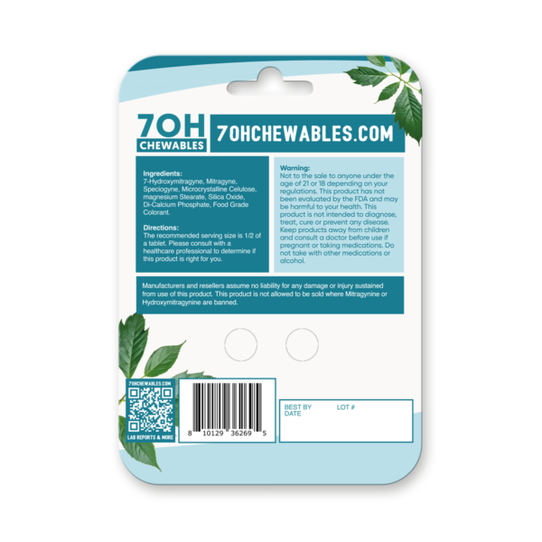 7OH Chewables | Classic | 15MG | 2 Pack - Image 2