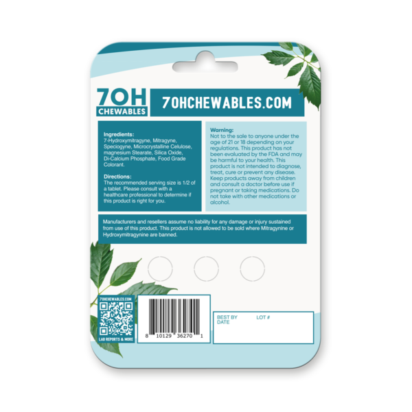 7OH Chewables | Classic | 15MG | 3 Pack - Image 2