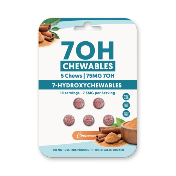 7OH Chewables | Cinnamon | 15MG | 5 Pack