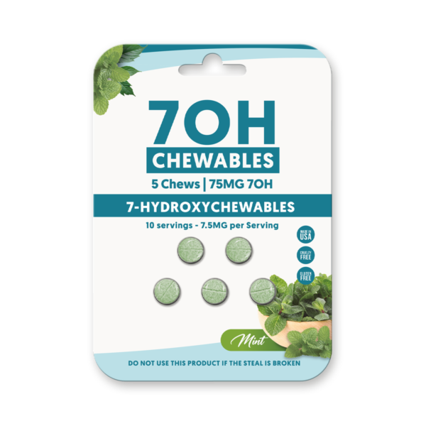 7OH Chewables | Mint | 15MG | 5 Pack